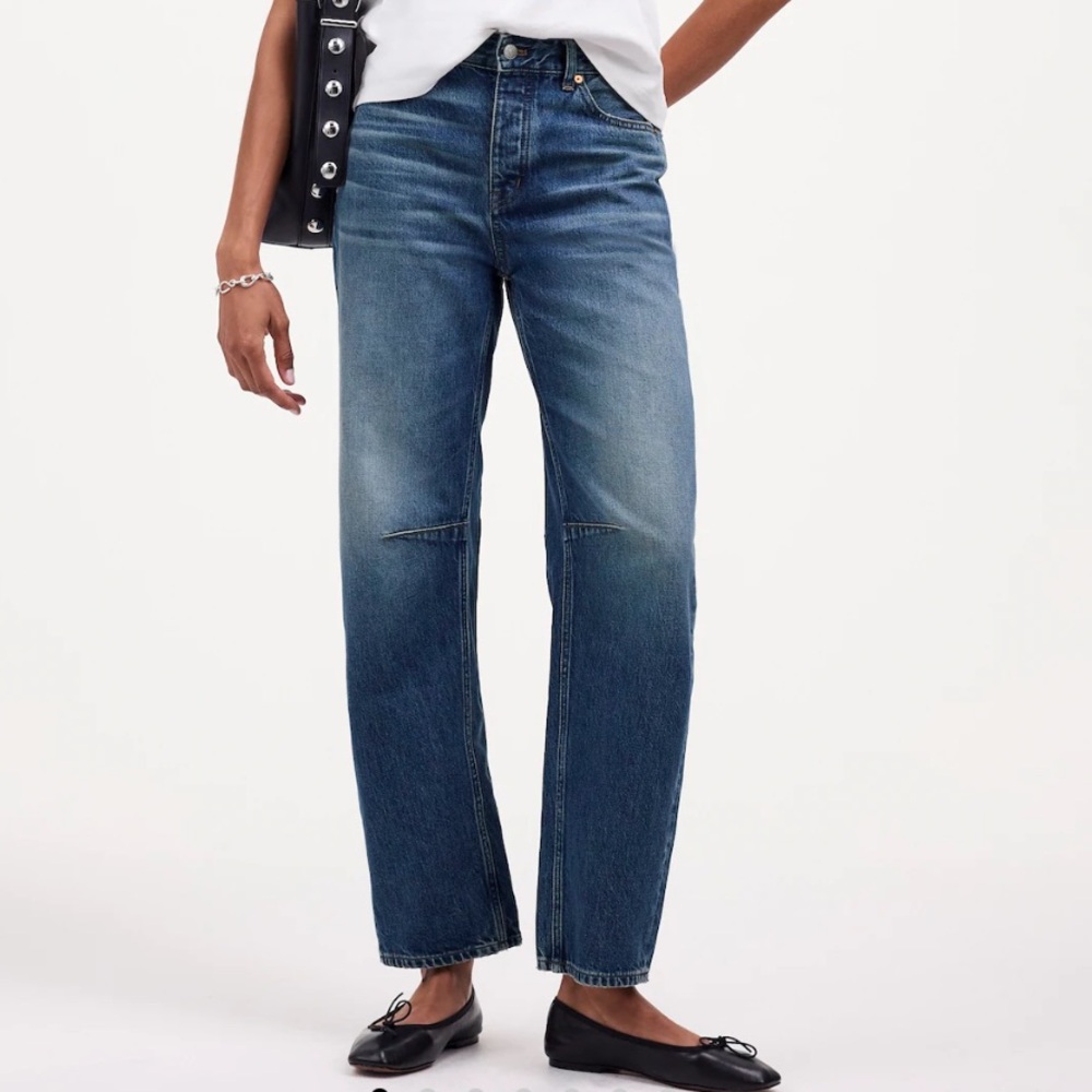 Madewell The Darted Barrel Leg Jeans 26 Women’s Denim Pants